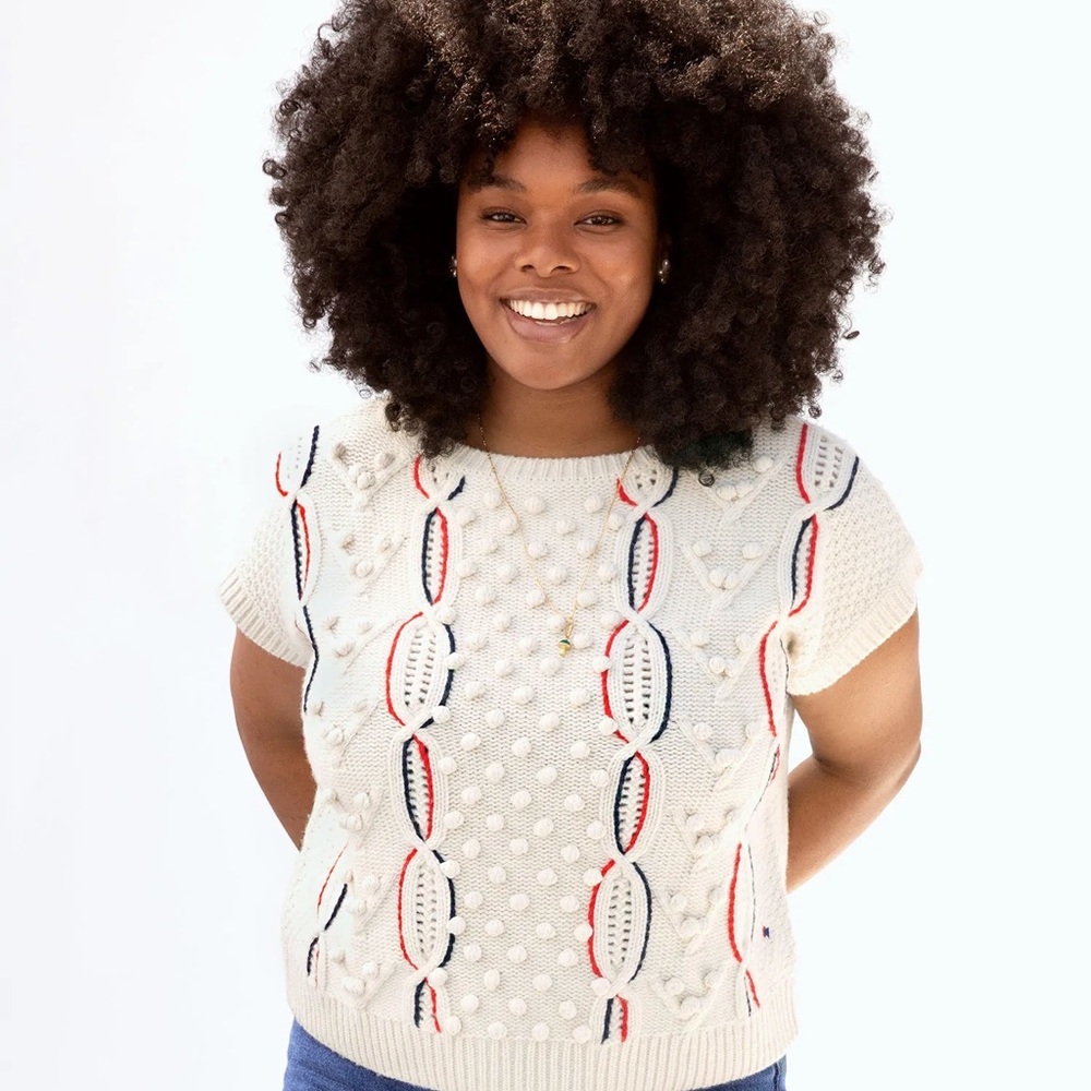 Clare V Wool Sweater Vest, Large